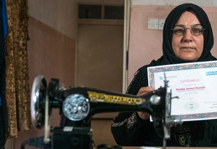 In post-war Iraq, a sewing machine brings new hope, opportunity