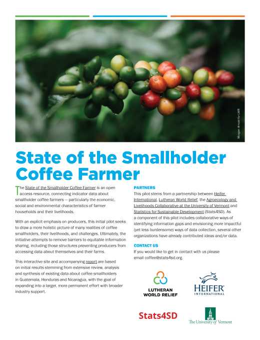 State of the Smallholder Coffee Farmer Project Overview