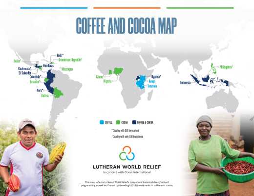 Coffee & Cocoa Map